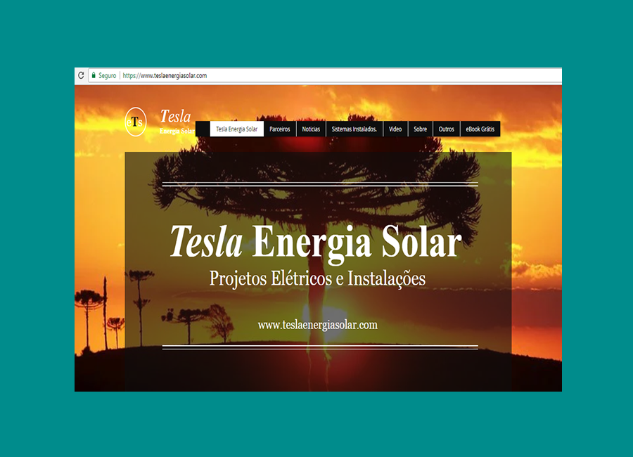 Site Tesla Energia Solar